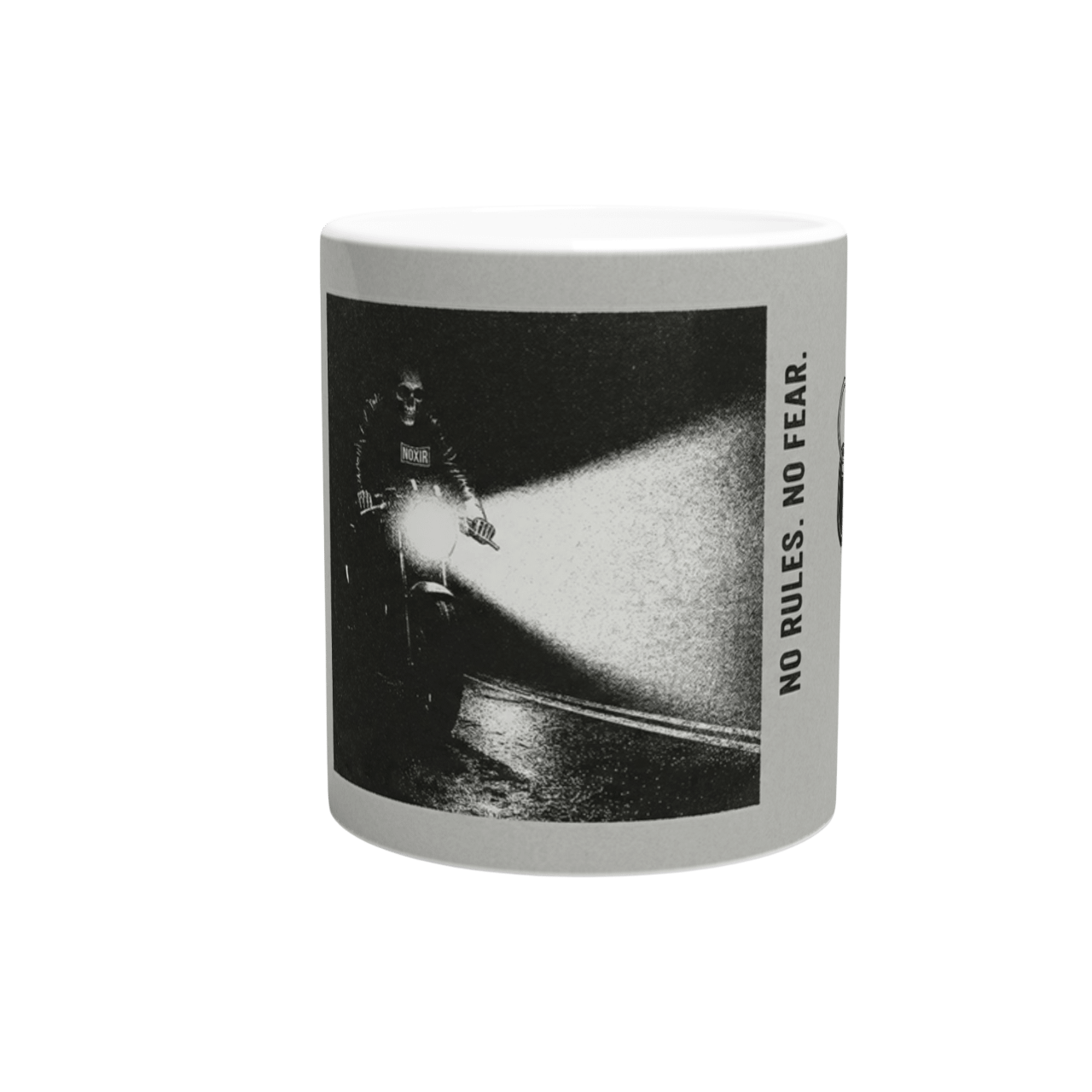 front-Photoroom Dark Rider | White Ceramic Mug