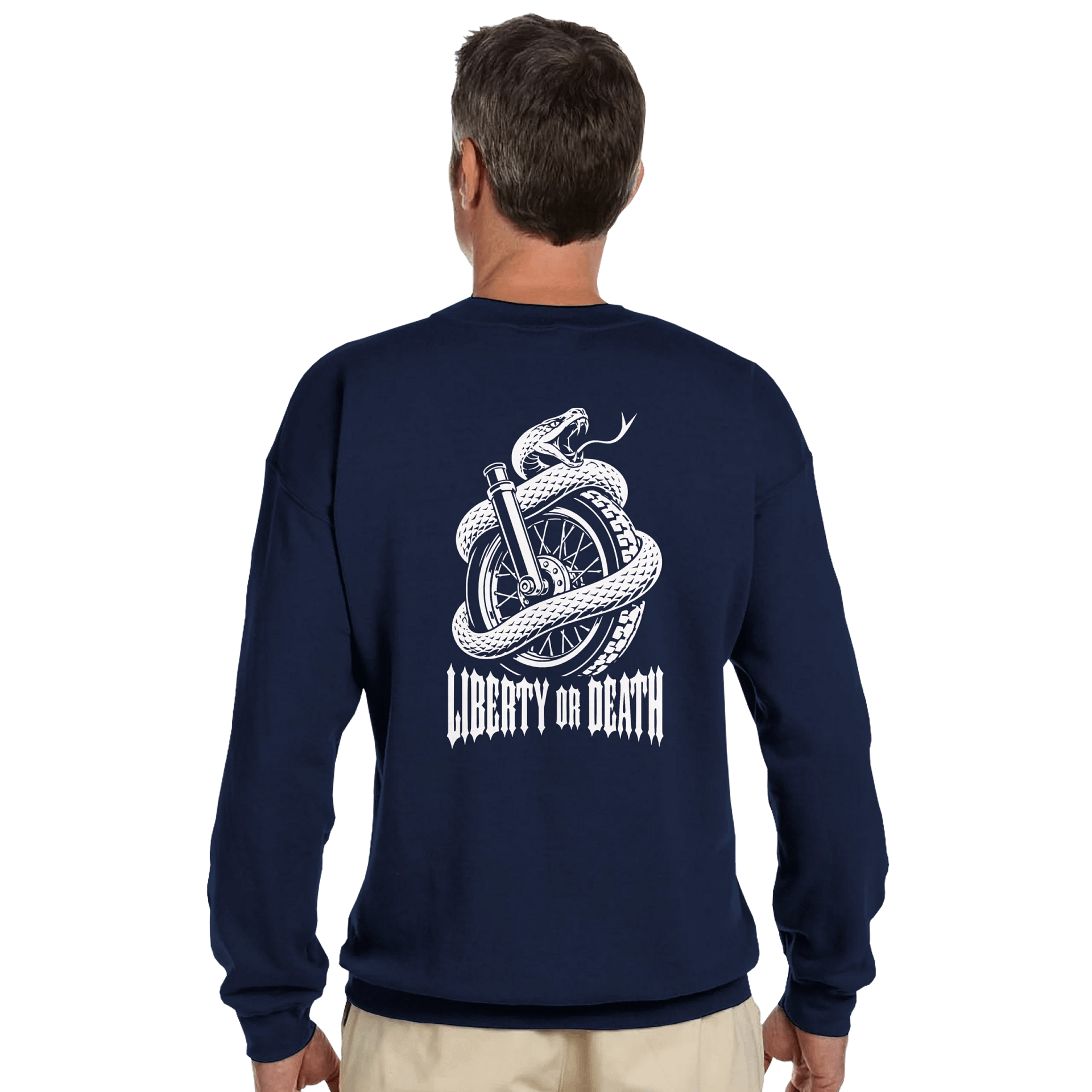 person1_back Liberty or Death | Crewneck