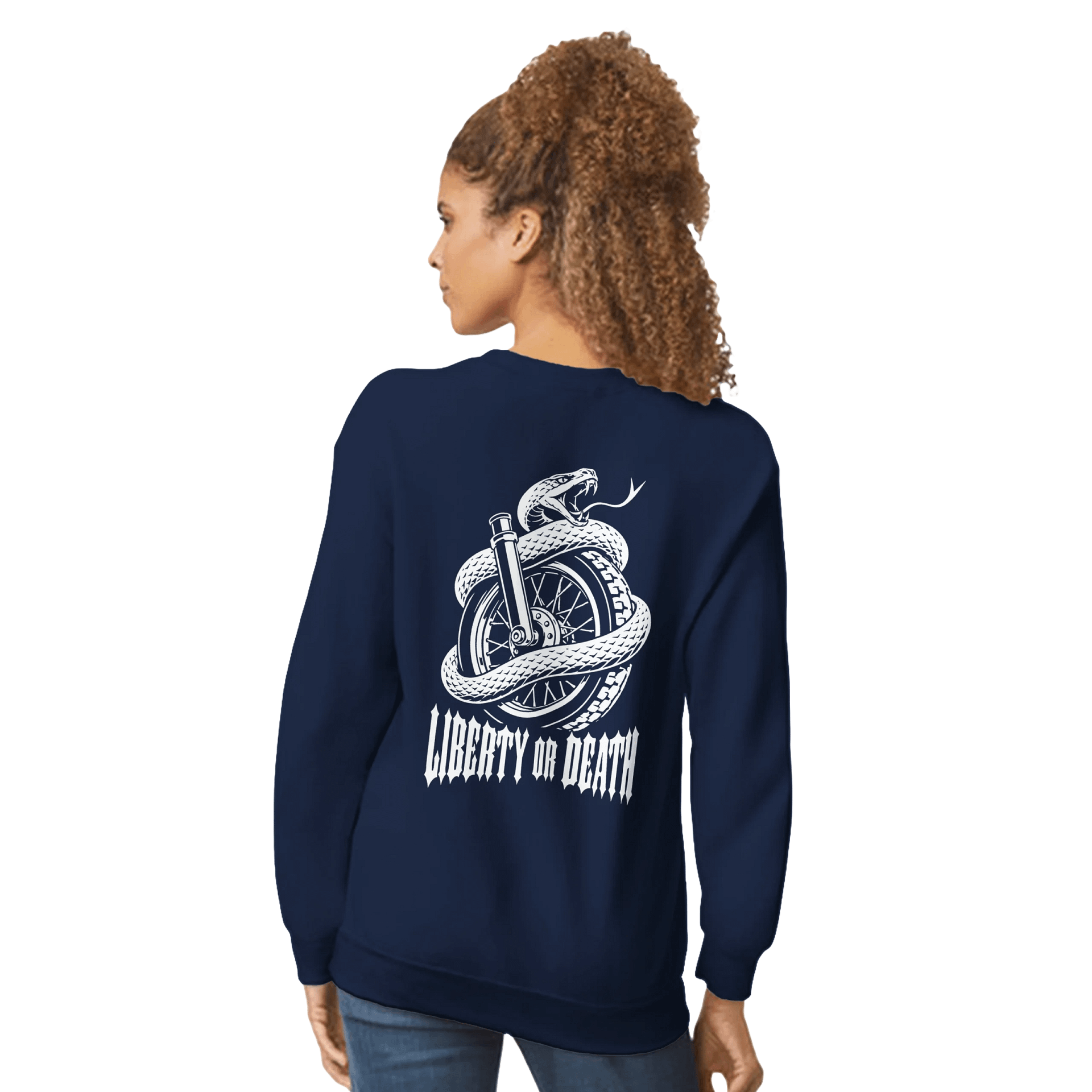 person2_back Liberty or Death | Crewneck