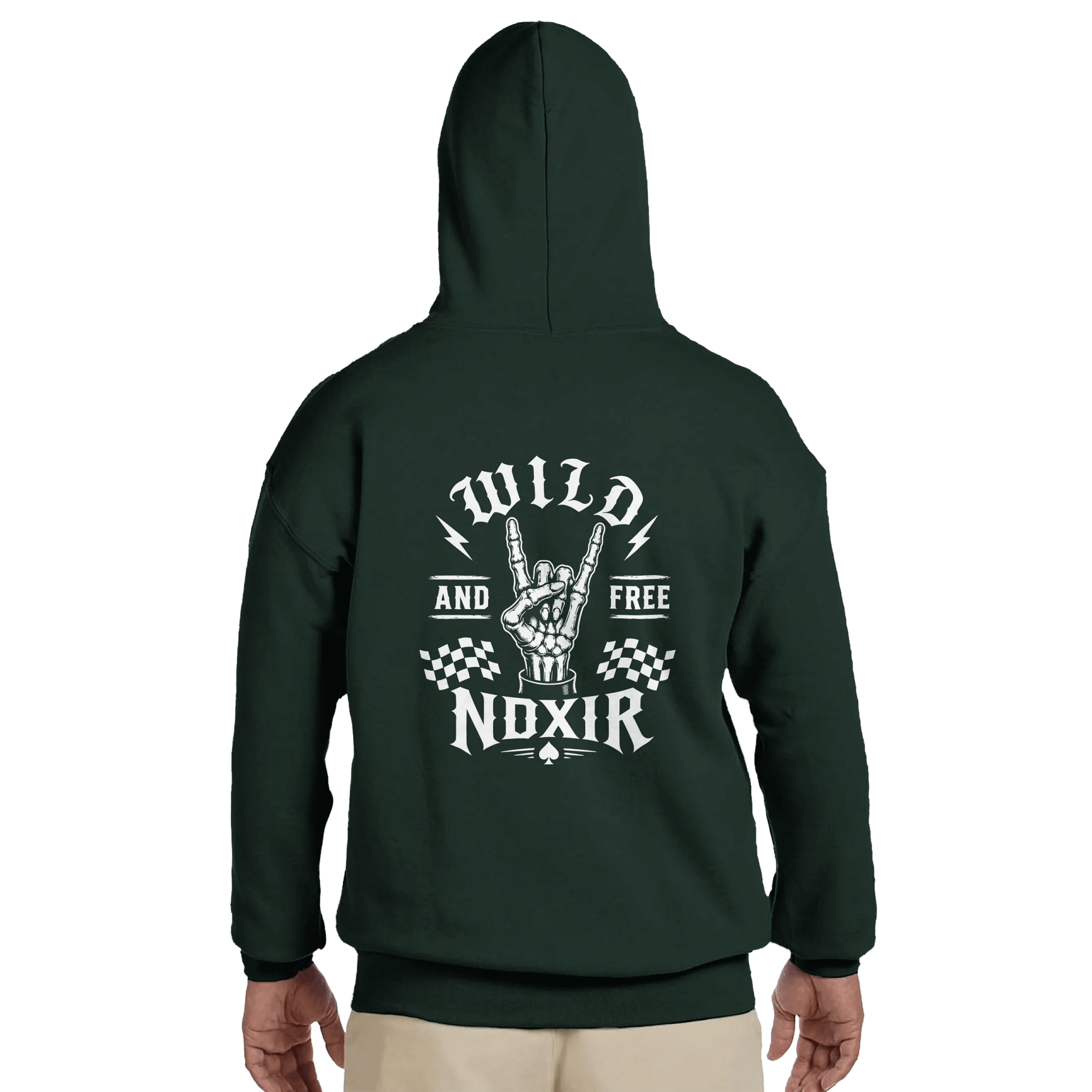 person1_back Wild and free | Hoodie