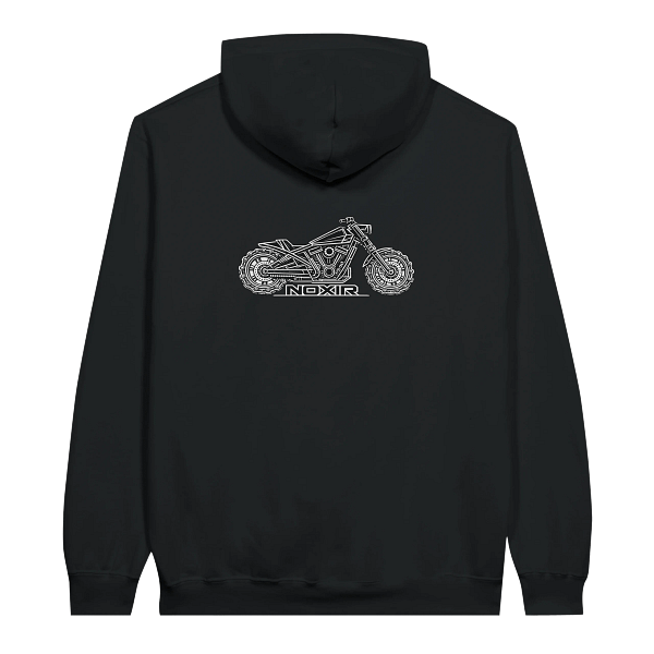 new_flatlay2_back Mechanical Silhouette | Hoodie