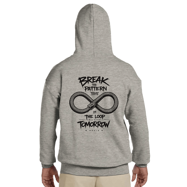 persona1_atrás Break the pattern | Hoodie